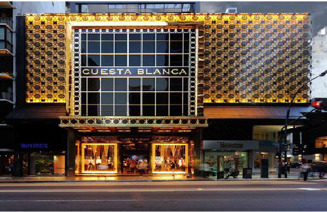 新平门头设计与商业空间的纽带。