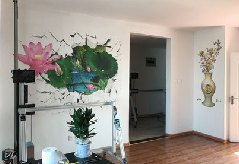 新平墙体彩绘相比墙纸的优势。