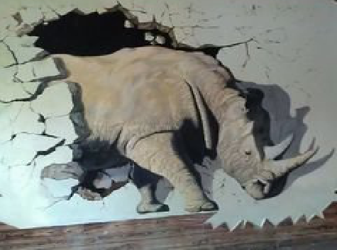 新平在墙绘中，如何绘制3D效果？